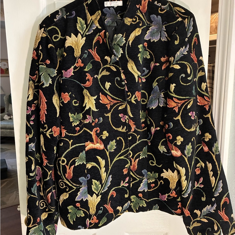 Erin London Multicolor Floral Women's Blazer